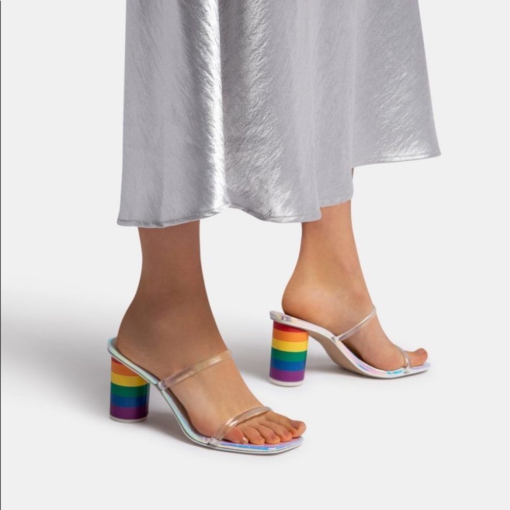 Dolce Vita Rainbow heel sandal